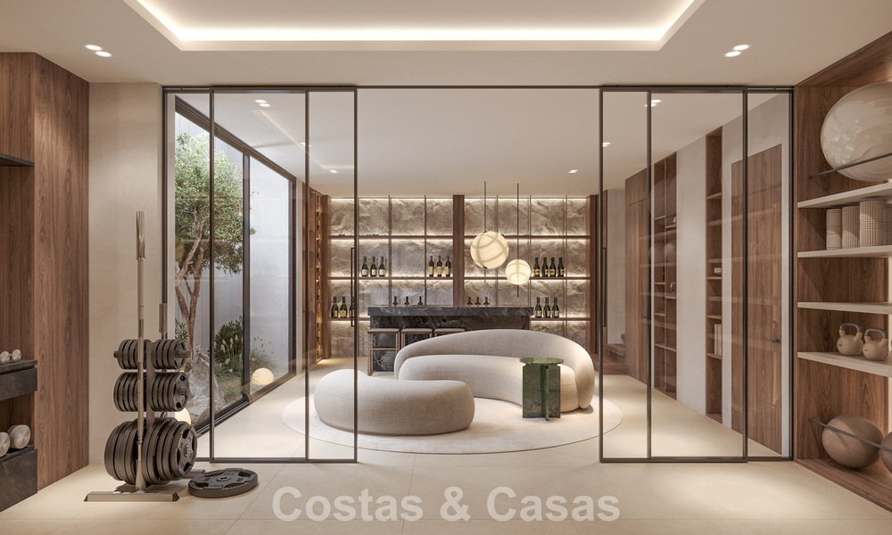 2 Brand-new luxury villas for sale within walking distance of a golf clubhouse on the New Golden Mile, Marbella - Estepona 794275