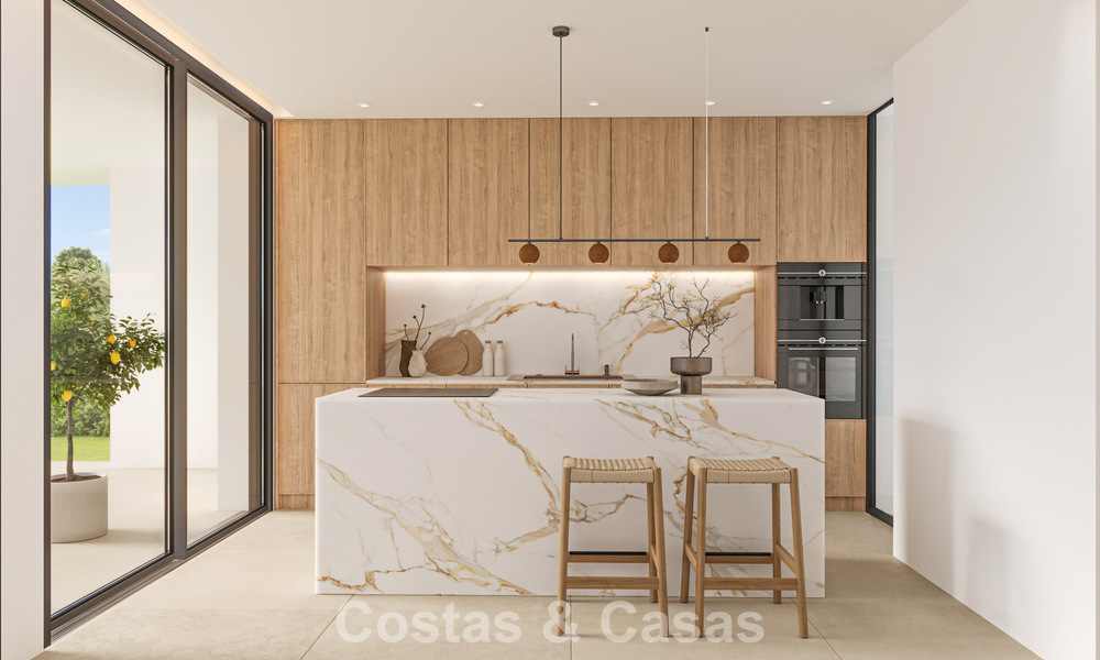 2 Brand-new luxury villas for sale within walking distance of a golf clubhouse on the New Golden Mile, Marbella - Estepona 794280