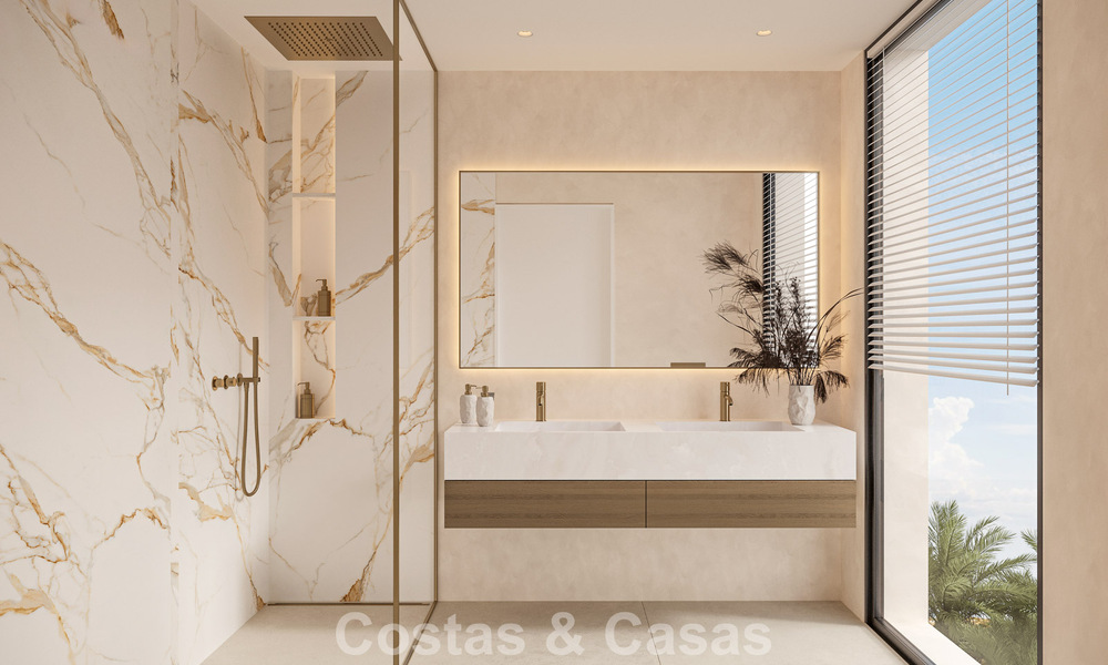 2 Brand-new luxury villas for sale within walking distance of a golf clubhouse on the New Golden Mile, Marbella - Estepona 794282