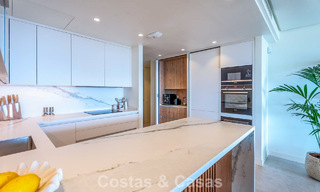 Modern, luxurious garden apartment for sale with panoramic coastal views in a gated boutique complex near Marbella town 794482 