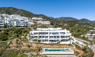 Modern, luxurious garden apartment for sale with panoramic coastal views in a gated boutique complex near Marbella town 794483 