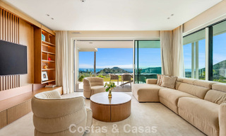 Modern, luxurious garden apartment for sale with panoramic coastal views in a gated boutique complex near Marbella town 794489 