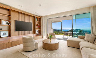 Modern, luxurious garden apartment for sale with panoramic coastal views in a gated boutique complex near Marbella town 794491 