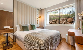 Modern, luxurious garden apartment for sale with panoramic coastal views in a gated boutique complex near Marbella town 794494 
