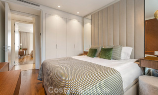 Modern, luxurious garden apartment for sale with panoramic coastal views in a gated boutique complex near Marbella town 794495 