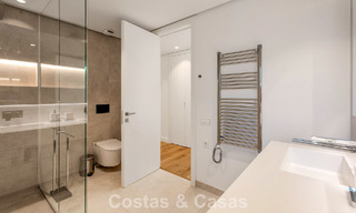 Modern, luxurious garden apartment for sale with panoramic coastal views in a gated boutique complex near Marbella town 794505 