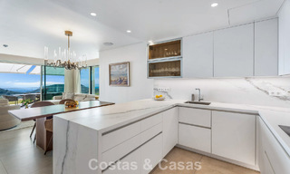 Modern, luxurious garden apartment for sale with panoramic coastal views in a gated boutique complex near Marbella town 794506 