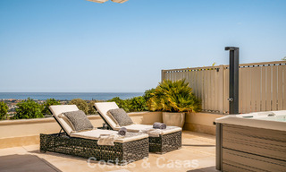 Modern apartment with villa character for sale with sea views in an exclusive complex in La Quinta, Marbella - Benahavís 794550 