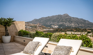 Modern apartment with villa character for sale with sea views in an exclusive complex in La Quinta, Marbella - Benahavís 794555 