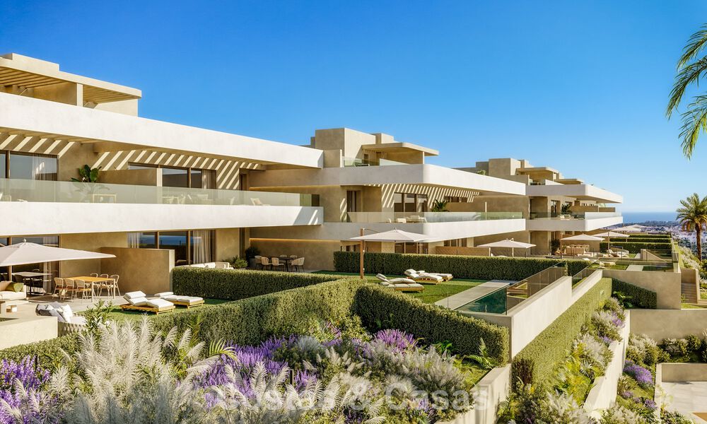 Advanced luxury apartments for sale within walking distance of a golf clubhouse on the New Golden Mile, Marbella - Estepona 794558