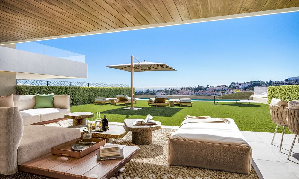 Advanced luxury apartments for sale within walking distance of a golf clubhouse on the New Golden Mile, Marbella - Estepona 794565