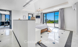 Stately luxury villa with golf, mountain and sea views for sale in a golf community in Marbella - Benahavís 794728 