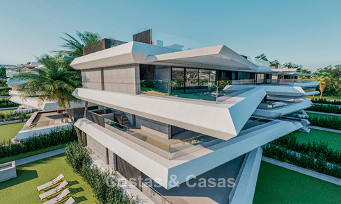 Luxury ultra-modern new-build apartments for sale on the New Golden Mile, between Marbella and Estepona 794739