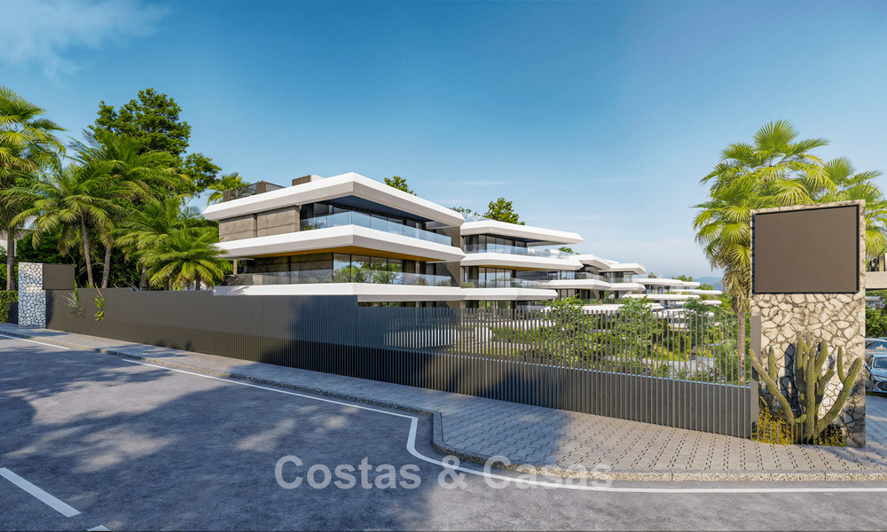 Luxury ultra-modern new-build apartments for sale on the New Golden Mile, between Marbella and Estepona 794741