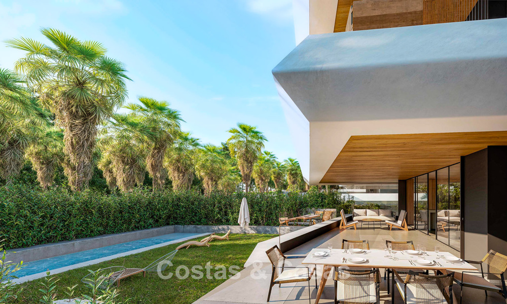 Luxury ultra-modern new-build apartments for sale on the New Golden Mile, between Marbella and Estepona 794746