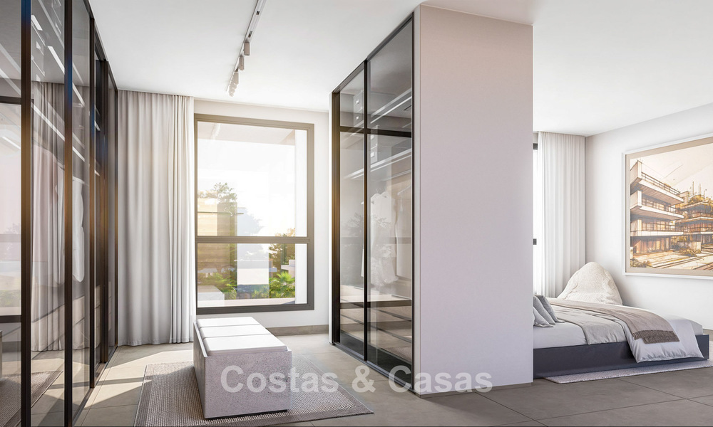 Luxury ultra-modern new-build apartments for sale on the New Golden Mile, between Marbella and Estepona 794751