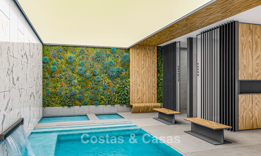 Luxury ultra-modern new-build apartments for sale on the New Golden Mile, between Marbella and Estepona 794752