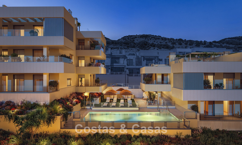 Energy efficient, modern apartments with panoramic sea views for sale in Benalmádena, Costa del Sol 794885