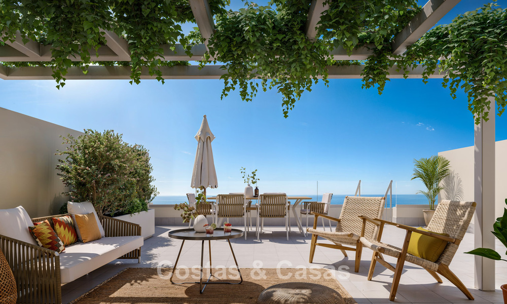 Energy efficient, modern apartments with panoramic sea views for sale in Benalmádena, Costa del Sol 794886