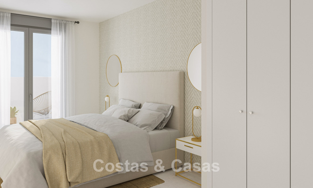 Modern apartments for sale in a contemporary development with sea view in Benalmádena, Costa del Sol 794894