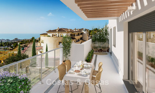 Modern apartments for sale in a contemporary development with sea view in Benalmádena, Costa del Sol 794897 
