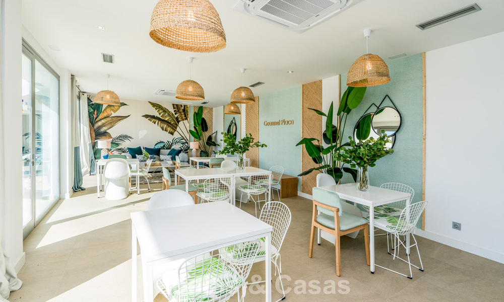 Modern apartments for sale in a contemporary development with sea view in Benalmádena, Costa del Sol 794906