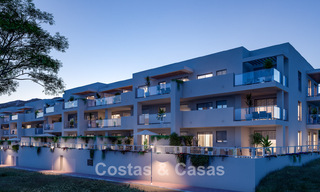 Modern apartments for sale in a contemporary development with sea view in Benalmádena, Costa del Sol 794917 