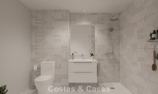 Modern apartments for sale in a contemporary development with sea view in Benalmádena, Costa del Sol 794918 