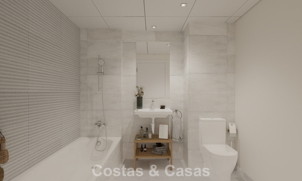 Modern apartments for sale in a contemporary development with sea view in Benalmádena, Costa del Sol 794919