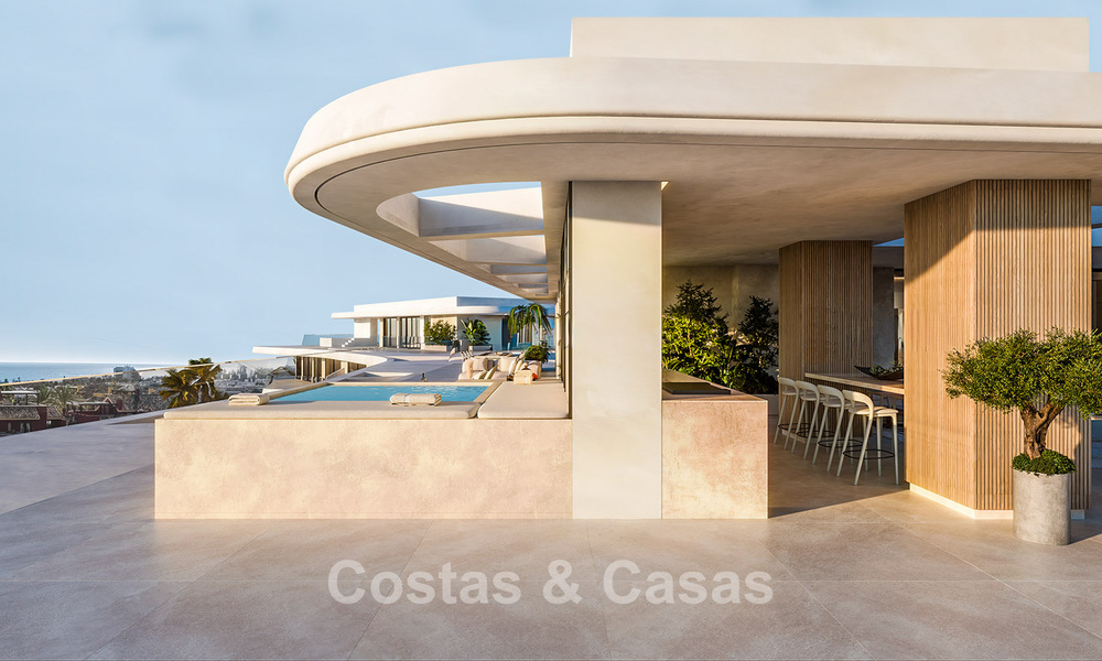 Modern, innovative new-build apartments for sale with sea view on the New Golden Mile, between Marbella and Estepona 794804
