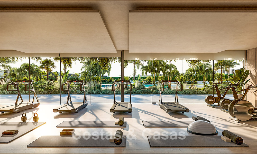 Modern, innovative new-build apartments for sale with sea view on the New Golden Mile, between Marbella and Estepona 794807