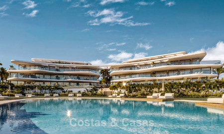 Modern, innovative new-build apartments for sale with sea view on the New Golden Mile, between Marbella and Estepona 794814