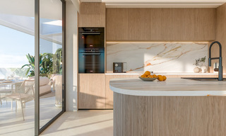 Modern, innovative new-build apartments for sale with sea view on the New Golden Mile, between Marbella and Estepona 794816 