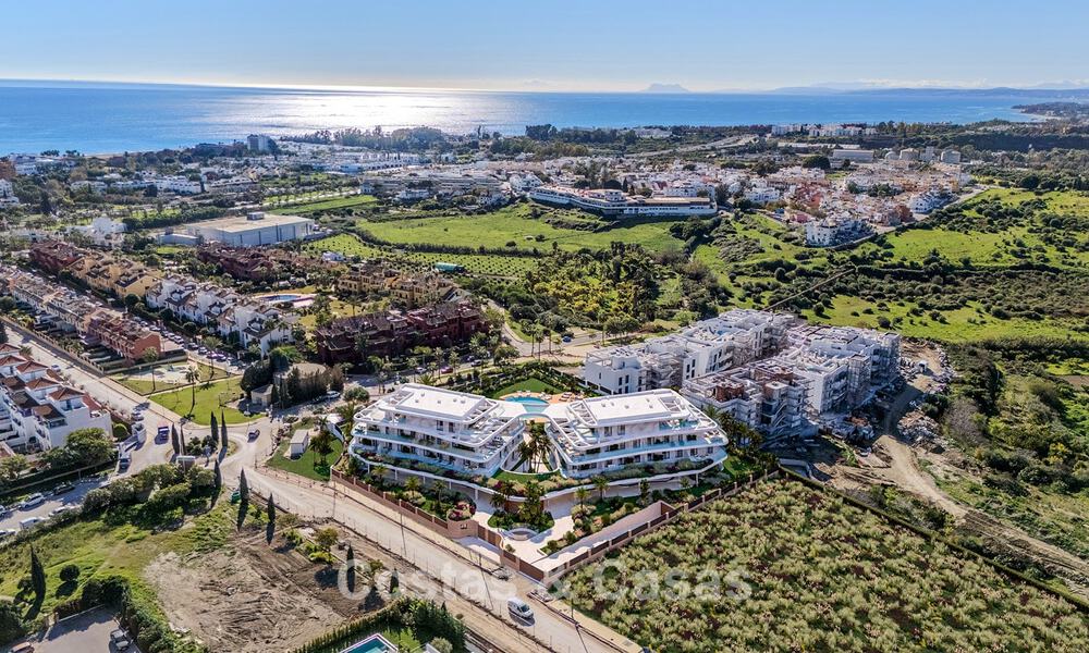 Modern, innovative new-build apartments for sale with sea view on the New Golden Mile, between Marbella and Estepona 794818