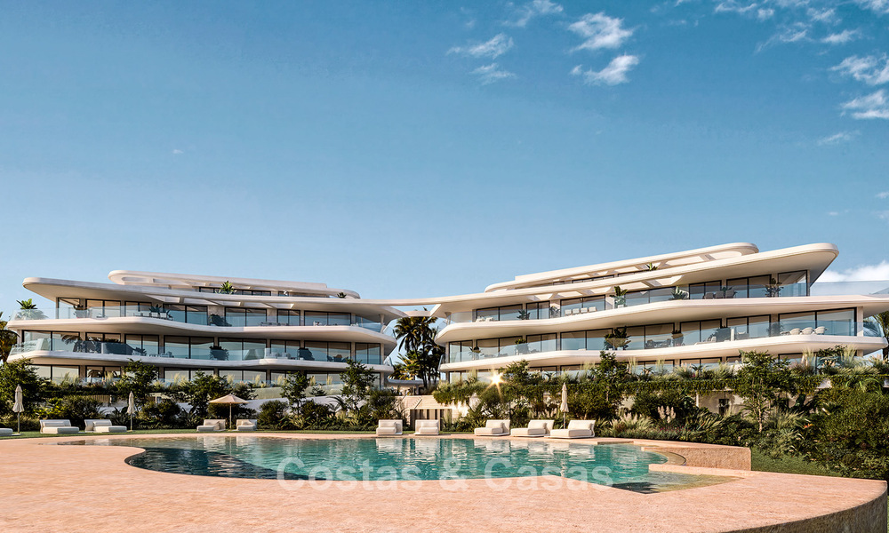 Modern, innovative new-build apartments for sale with sea view on the New Golden Mile, between Marbella and Estepona 794819
