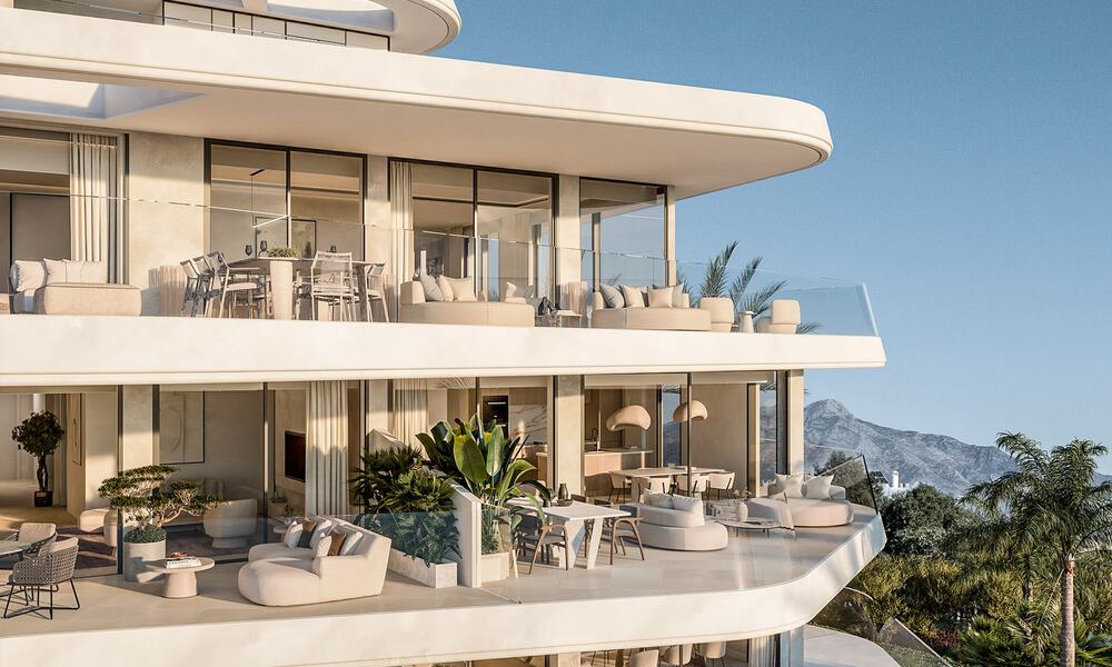 Modern, innovative new-build apartments for sale with sea view on the New Golden Mile, between Marbella and Estepona 794822