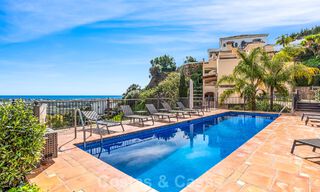 Spacious duplex penthouse with panoramic sea views for sale in a gated community in Marbella - Benahavís 794832 