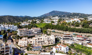 Spacious duplex penthouse with panoramic sea views for sale in a gated community in Marbella - Benahavís 794833 