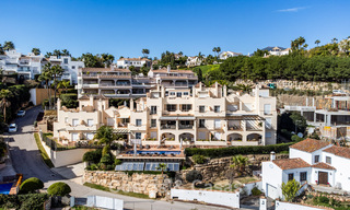 Spacious duplex penthouse with panoramic sea views for sale in a gated community in Marbella - Benahavís 794834 