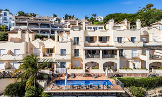 Spacious duplex penthouse with panoramic sea views for sale in a gated community in Marbella - Benahavís 794837 