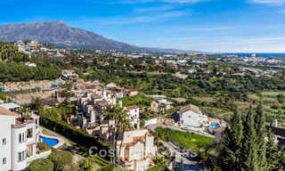 Spacious duplex penthouse with panoramic sea views for sale in a gated community in Marbella - Benahavís 794841 