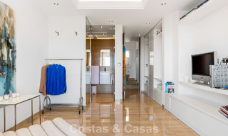 Spacious duplex penthouse with panoramic sea views for sale in a gated community in Marbella - Benahavís 794842 