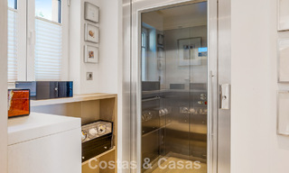 Spacious duplex penthouse with panoramic sea views for sale in a gated community in Marbella - Benahavís 794852 