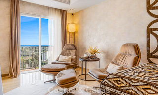 Spacious duplex penthouse with panoramic sea views for sale in a gated community in Marbella - Benahavís 794854 