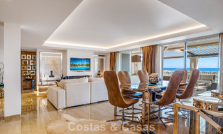 Spacious duplex penthouse with panoramic sea views for sale in a gated community in Marbella - Benahavís 794857 