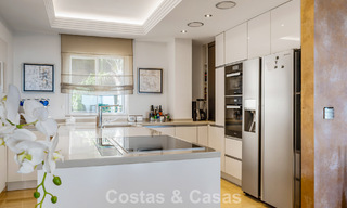 Spacious duplex penthouse with panoramic sea views for sale in a gated community in Marbella - Benahavís 794860 