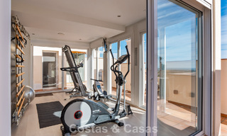 Spacious duplex penthouse with panoramic sea views for sale in a gated community in Marbella - Benahavís 794862 