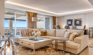 Spacious duplex penthouse with panoramic sea views for sale in a gated community in Marbella - Benahavís 794865 