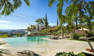 Contemporary apartments with panoramic sea views for sale in a golf area in Mijas Costa, Costa del Sol 794775 