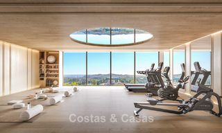 Contemporary apartments with panoramic sea views for sale in a golf area in Mijas Costa, Costa del Sol 794781 
